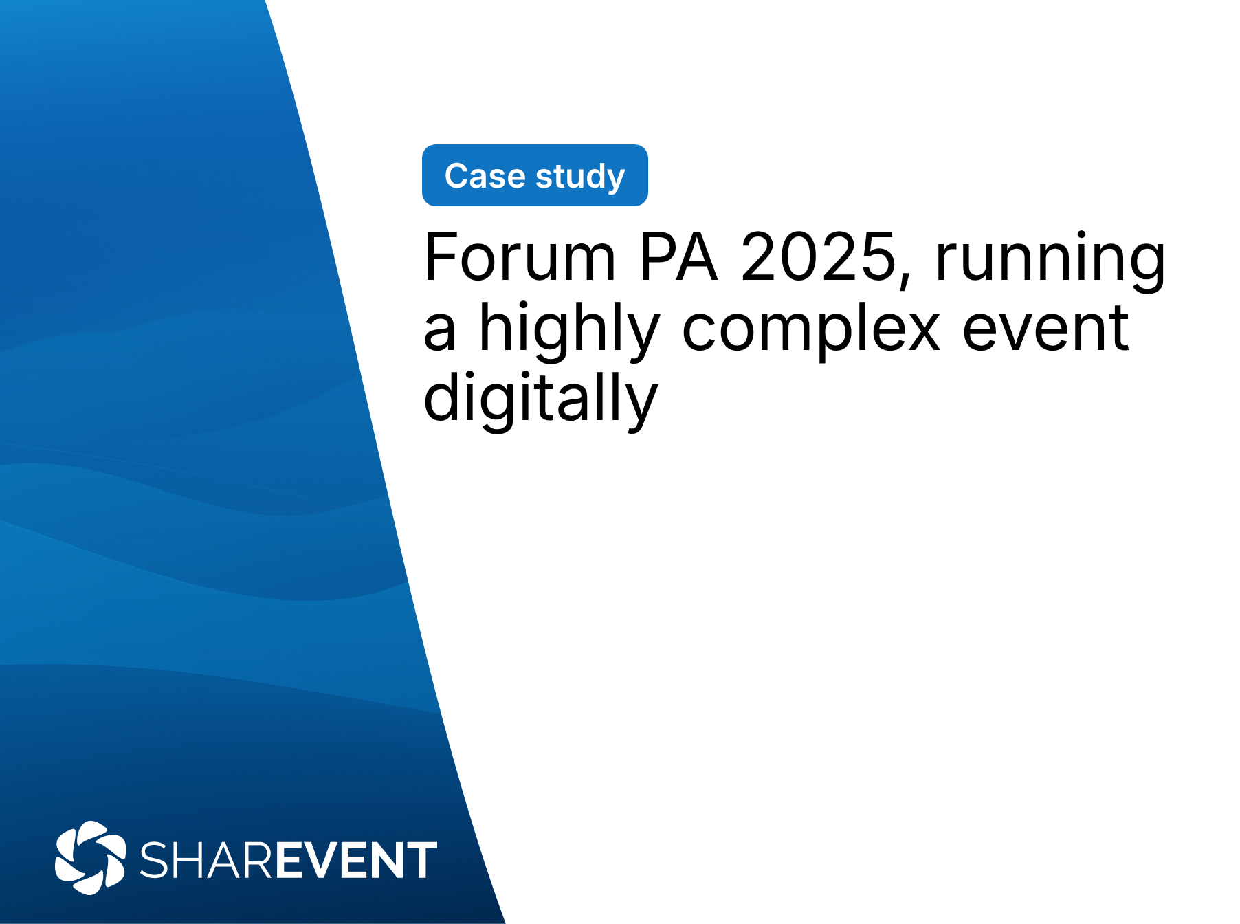 Case study: Forum PA 2025, running a highly complex event digitally