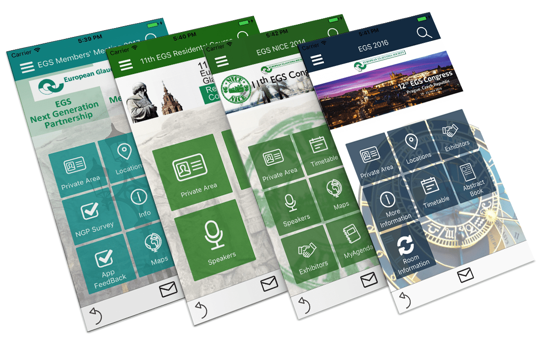 SharEvent multi-event app gathering several events into one app