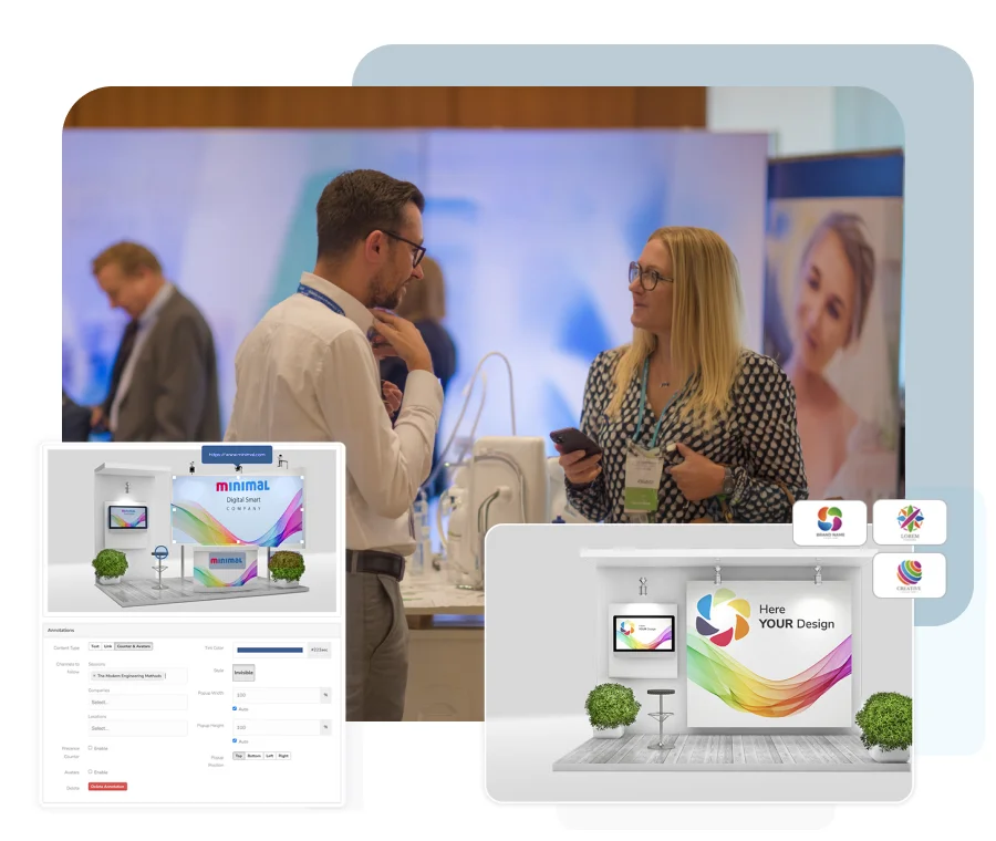 Preparing a roadshow with SharEvent networking and branding tools