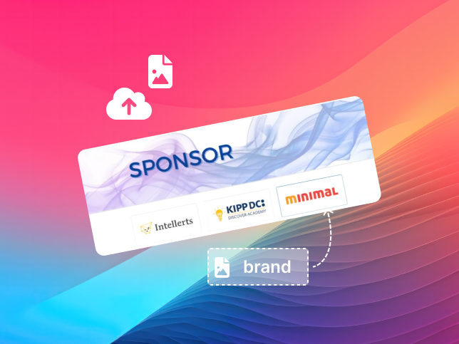 Sponsor showcase in SharEvent managed by the company itself