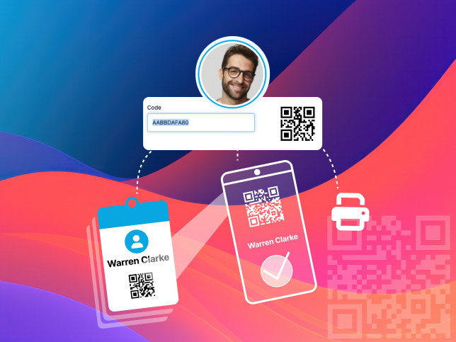 Managing attendee QR codes and badges in SharEvent