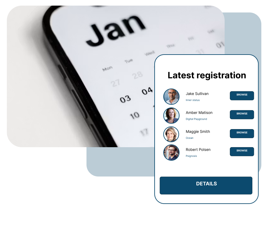 sharevent.com for managing and registering event guests