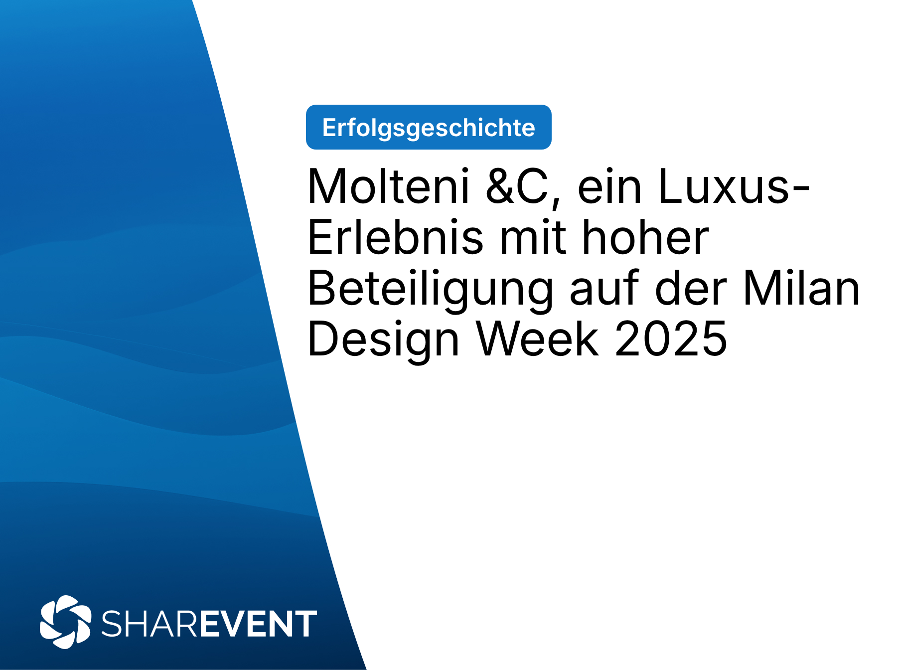 Case Study: Molteni &C, ein Luxus-Erlebnis mit hoher Beteiligung auf der Milan Design Week 2025