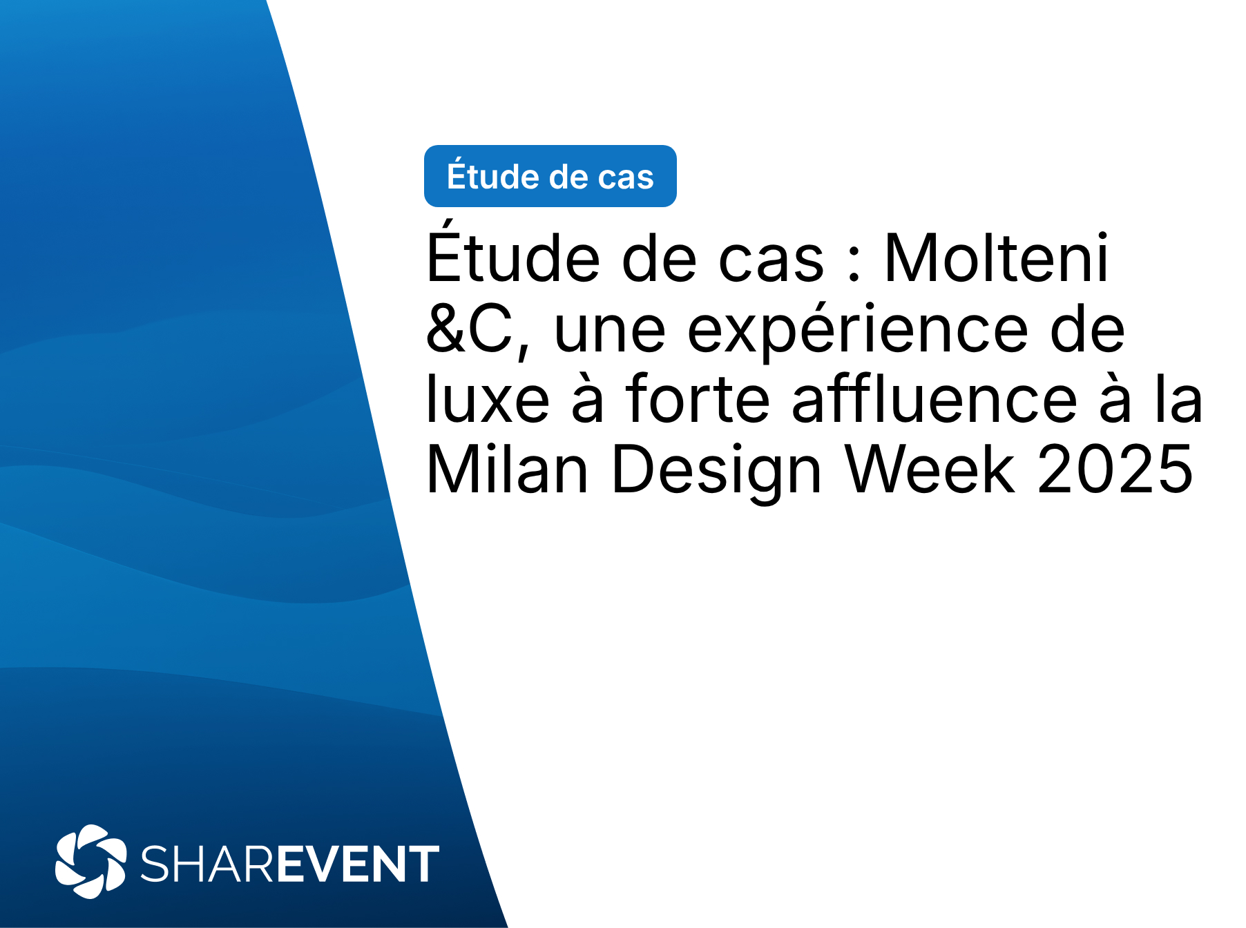 Étude de cas : Molteni &C, une expérience de luxe à forte affluence à la Milan Design Week 2025
